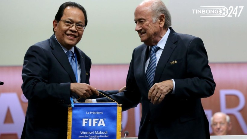 Ông Worawi Makudi đã từng bị FIFA đình chỉ các hoạt động liên quan đến bóng đá 3,5 năm vì liên quan đến nghi án nhận “lại quả” từ các lá phiếu ủng hộ Nga tổ chức World Cup 2018 và Qatar năm 2022. Ảnh FIFA