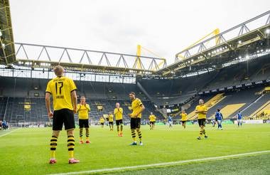 Haaland ghi một bàn thắng và có một đường kiến tạo thành bàn. Ảnh Dortmund FC.