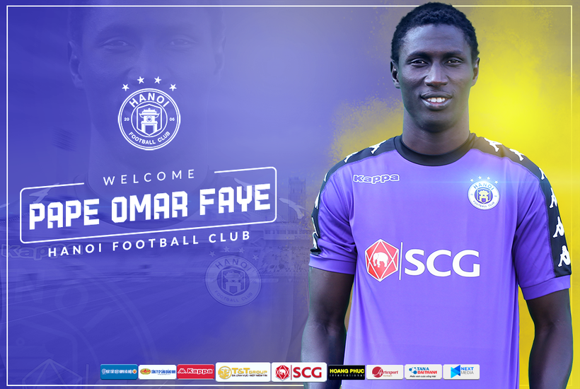 Đồng "Vua phá lưới" Pape Omar của Hà Nội với 15 bàn thắng. Ảnh HNFC. Đồng "Vua phá lưới" Pape Omar của Hà Nội với 15 bàn thắng. Ảnh HNFC.