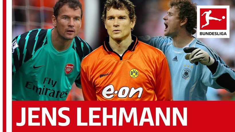 “Cậu đã từng bị Jens Lehmann “kẹp cổ” chưa?”. Ảnh AP