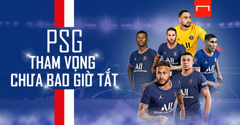 PSG vừa có một màn chuyển nhượng ngoạm mục khi có được Messi và các tân binh sáng giá như Sergio Ramos, Gianluigi Donnarumma, Achraf Hakimi và Georginio Wijnaldum chỉ mất có đúng 60 triệu euro. Ảnh CLB PSG.