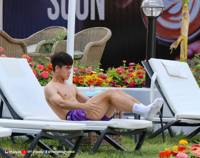 Thể lực cần thủ đang là vấn đề lớn cần phải giải quyết. Ảnh VFF