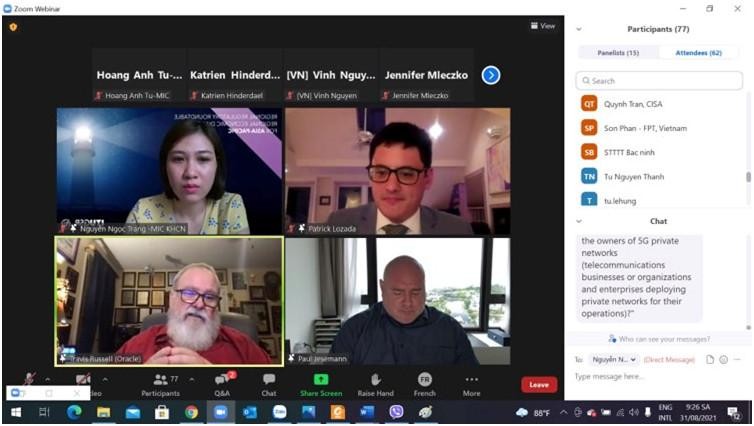 Hội thảo được tổ chức trực tuyến