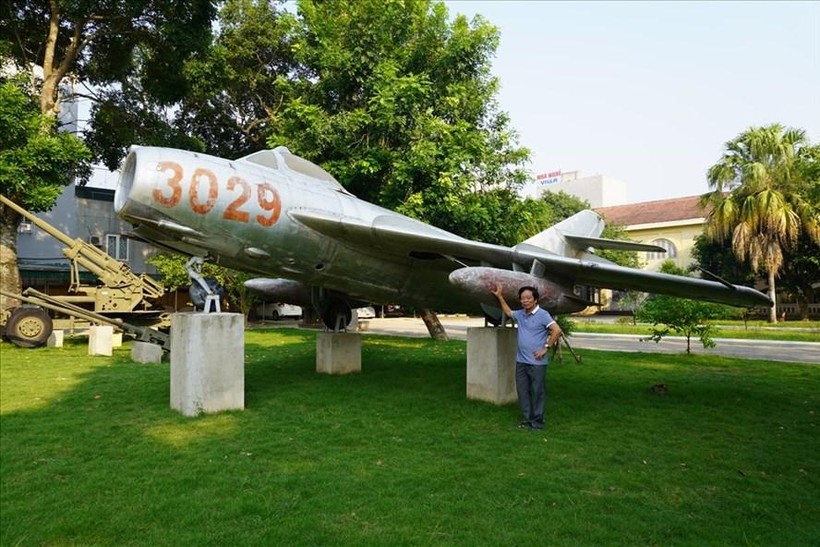 Chiếc &quot;én bạc&quot; từng không chiến trên bầu trời Hàm Rồng ( 3-4/4/1965) hiện trưng bày tại Bảo tàng Thanh Hóa