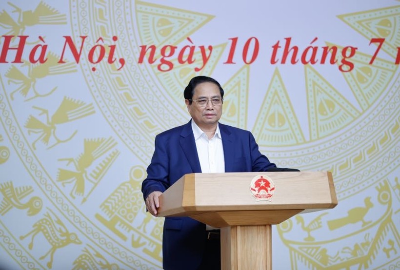 Thủ tướng Phạm Minh Chính phát biểu tại cuộc họp (Ảnh: VGP). Thủ tướng Phạm Minh Chính phát biểu tại cuộc họp (Ảnh: VGP).