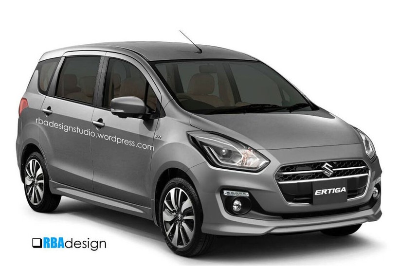 Ảnh dựng Suzuki Ertiga thế hệ mới