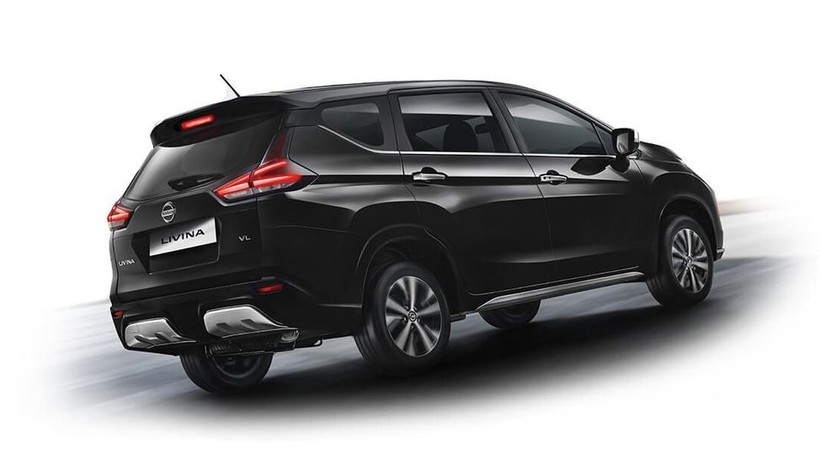 Khu vực phía sau của Nissan Livina 2019 đã được điều chỉnh dựa trên các nét thiết kế của Nissan X-Trail.