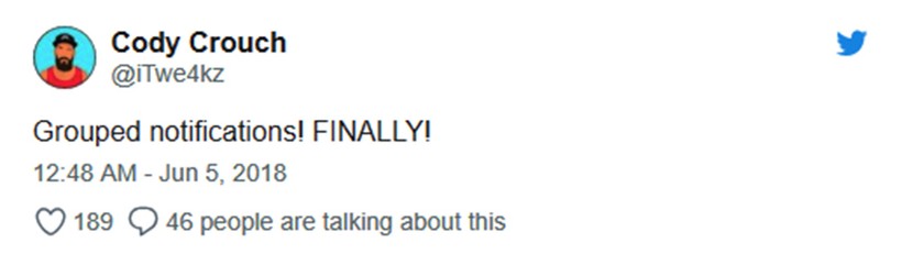 "Nhóm các thông báo! Cuối cùng cũng có"