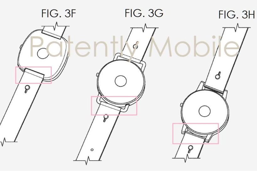Bằng sáng chế của Google cho thấy hãng này có ý định sản xuất đồng hồ thông minh (ảnh: Patently Mobile)