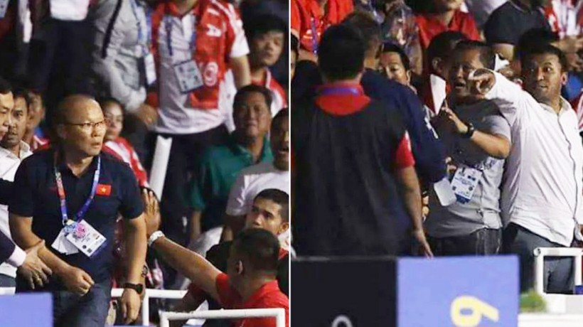 HLV Park Hang-seo bị cổ động viên Indonesia chỉ mặt đe dọa