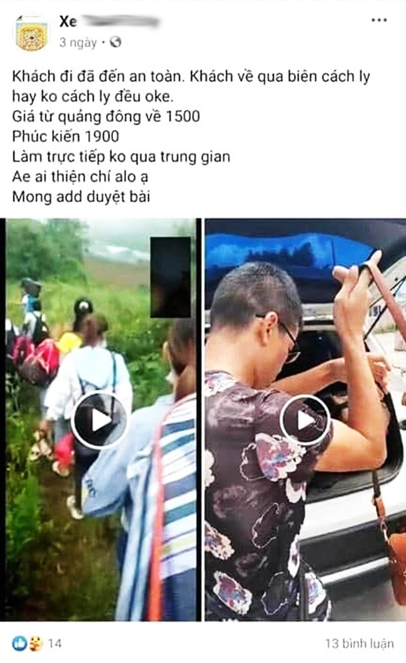 Giật mình với những quảng cáo đưa người qua biên giới Việt - Trung trốn cách ly trên mạng xã hội ảnh 5