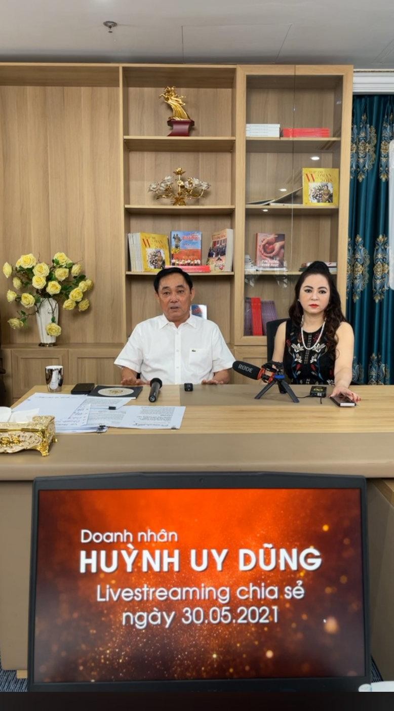 Bà Hằng xuất hiện khoảng 10 phút cuối buổi livestream của ông Dũng, bà tuyên bố &quot;dừng cuộc chiến&quot;