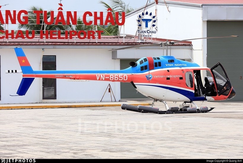 Chiếc máy bay bị nạn mang số hiệu VN8650 do hãng Bell Helicopter (Mỹ) sản xuất. Máy bay được Cục quản lý hàng không liên bang Mỹ và Cơ quan An toàn hàng không liên minh châu Âu chứng nhận an toàn