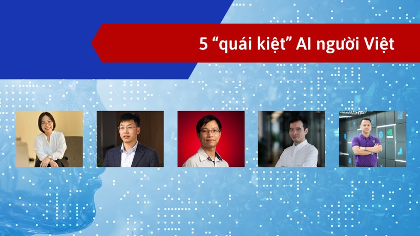 5 "quái kiệt" AI người Việt nổi danh toàn cầu