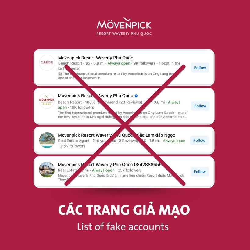 Các page giả mạo khách sạn Movenpick Phú Quốc trang gia mao Movenpick Phu Quoc.jpg