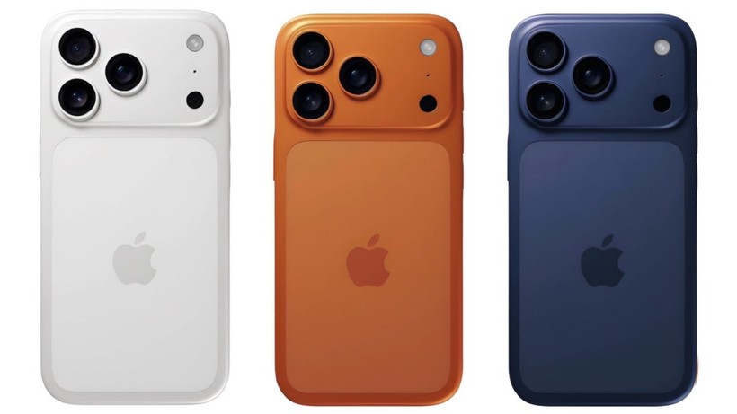 Ảnh dựng các màu sắc mới của iPhone 17. Ảnh: Phone Arena iPhone 17 mau sac - Phone Arena.jpg