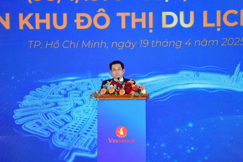 Phó Chủ tịch Thường trực UBND TP HCM Dương Ngọc Hải phát biểu tại sự kiện