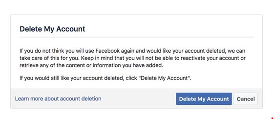 Mẹo xóa tài khoản Facebook vĩnh viễn ảnh 1