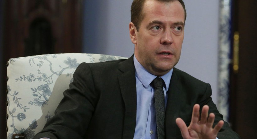 Thủ tướng Nga Dmitry Medvedev.