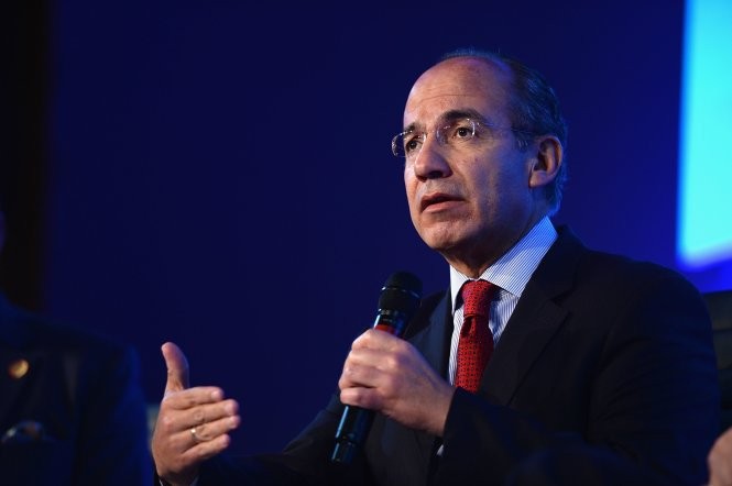 Cựu tổng thống Mexico Felipe Calderón - Ảnh: Getty Images