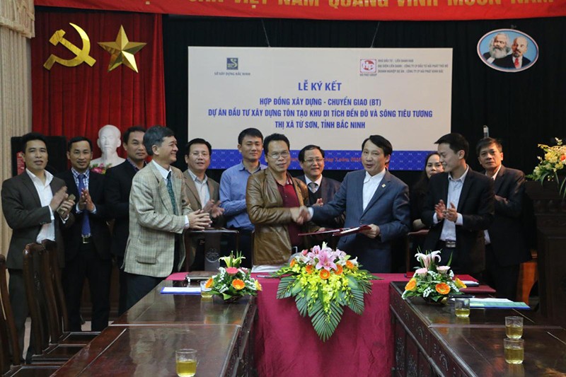 Nội bộ dự án BT tôn tạo khu di tích Đền Đô và sông Tiêu Tương đang có không ít vấn đề. (Ảnh: Hải Phát Invest) Nội bộ dự án BT tôn tạo khu di tích Đền Đô và sông Tiêu Tương đang có không ít vấn đề. (Ảnh: Hải Phát Invest)