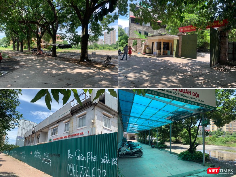 Dù nhiều năm trôi qua, bóng dáng của một doanh trại quân đội vẫn hiện hữu ở thực địa khu đất D47. (Ảnh: X.T)