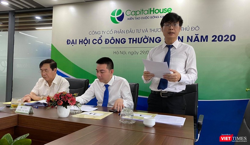 ĐHĐCĐ thường niên năm 2020 của CapitalHouse sáng 29/4/2020.