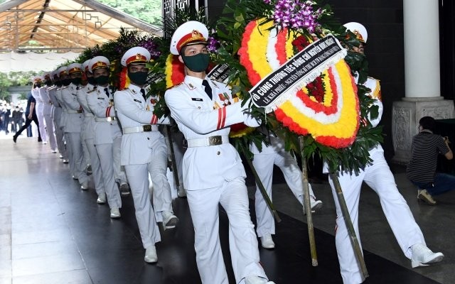 Cử hành trọng thể lễ tang đồng chí Nguyễn Đình Hương ảnh 7