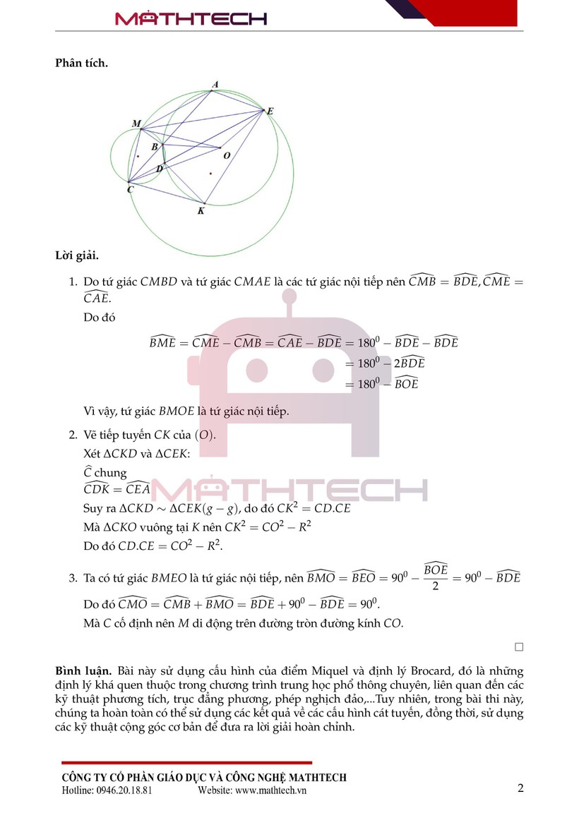 Đáp án đề thi Toán chuyên vào lớp 10 Trường Chuyên ĐH Sư phạm Hà Nội năm 2021 ảnh 4 Đáp án đề thi Toán chuyên vào lớp 10 Trường Chuyên ĐH Sư phạm Hà Nội năm 2021 ảnh 4