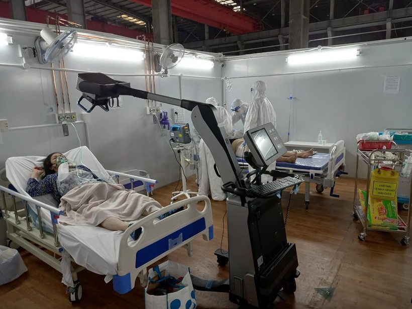 Phòng cấp cứu bệnh nhân Covid nặng