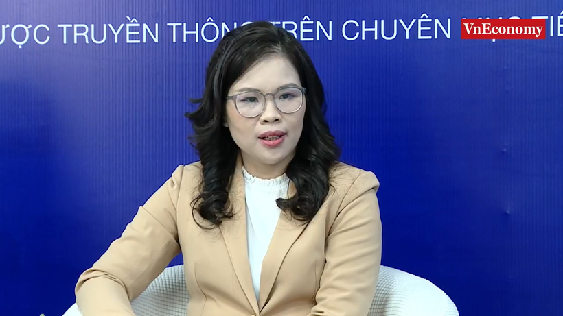 Bà Đỗ Hồng Vân, Trưởng nhóm phân tích dữ liệu, Khối dịch vụ Thông tin Tài chính FiinGroup (Ảnh chụp màn hình)