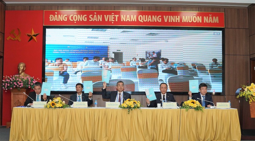 Vietnam Airlines tổ chức Đại hội đồng cổ đông năm 2022 (Ảnh: HVN) Vietnam Airlines tổ chức Đại hội đồng cổ đông năm 2022 (Ảnh: HVN)