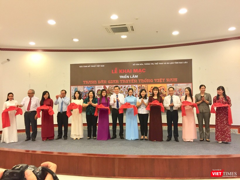 Khai mạc triển lãm tranh dân gian truyền thống Việt Nam chiều 21/1/2019