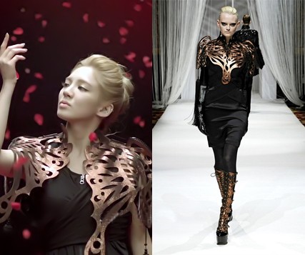 Hyoyeon (nhóm SNSD) mặc thiết kế của Lie Sang Bong