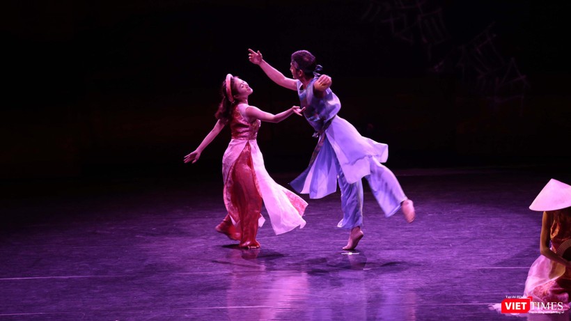 Những cung bậc cảm xúc khác nhau của nàng Kiều được chuyển tải đến khán giả 