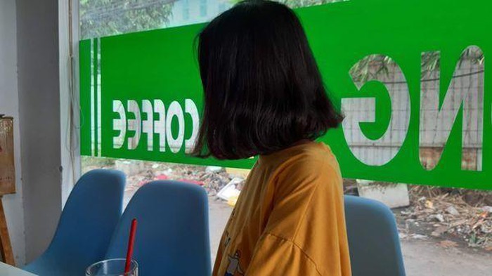 Nữ sinh H.L (ảnh nhân vật cung cấp)  tố giác hành vi phạm tội của phụ xe Phương Trang 