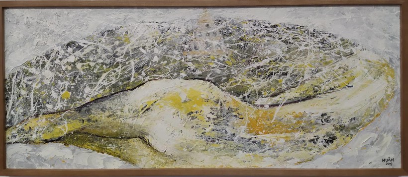 "Đàn bà bên Hồ Gươm" của họa sĩ Nguyễn Huân