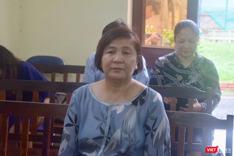 Bà Phan Thị Mỹ Hạnh tại phiên tòa sáng 3/9 