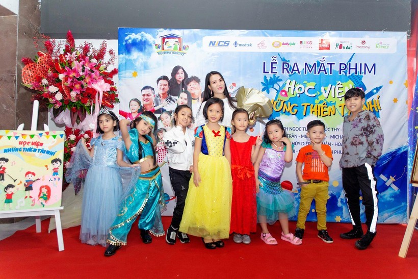 Các diễn viên nhí tham gia nhiệt tình