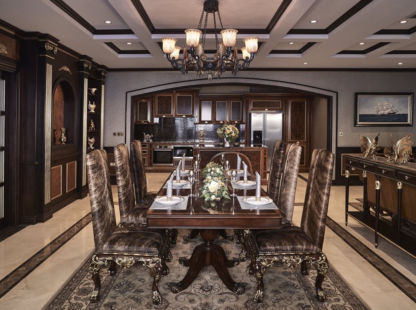 Phòng khách của căn hộ vừa bán gần 57 tỷ đồng Phòng khách sang trọng