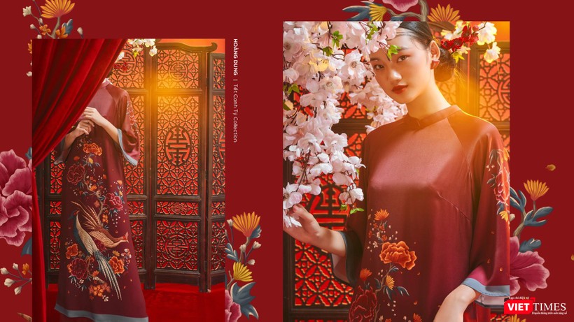 Những tà áo xuân đẹp lung linh với tranh Tứ Bình đón Tết Canh Tý 