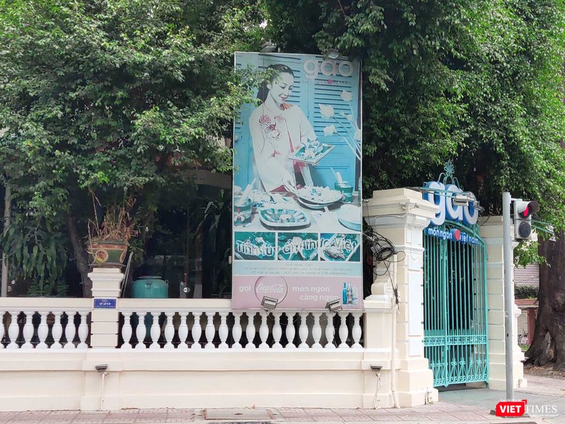 Nhà hàng Gạo đóng cửa trong quãng thời gian phòng dịch (Ảnh: Hòa Bình)