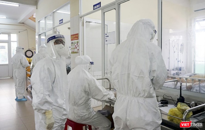 Bên trong BV Phổi Đà Nẵng (Ảnh: Hồ Xuân Mai) 