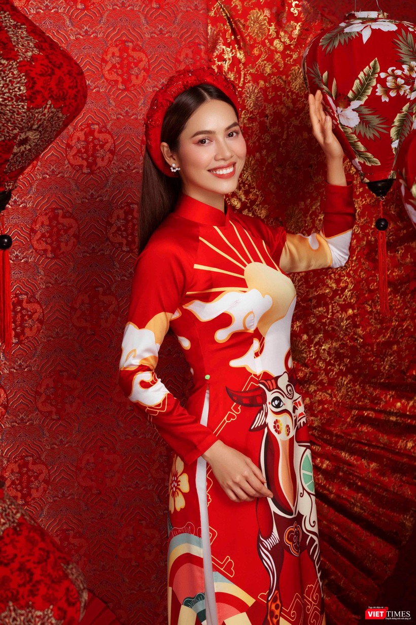 Hoàng My đón Tết tại quê nhà