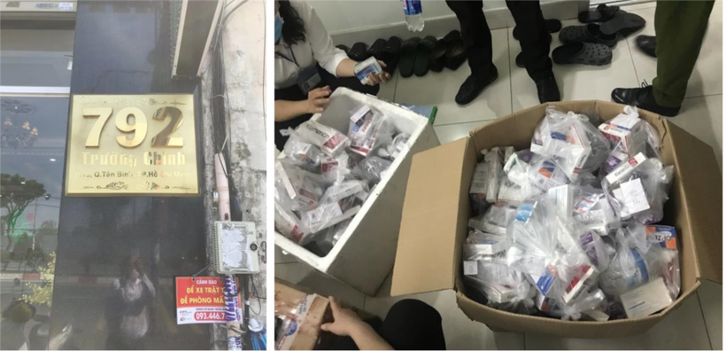Trước đó, TP.HCM vừa phát hiện xử lý &quot;Viện Thẩm mỹ 792 C-R” hoạt động không phép trên địa bàn quận Tân Bình (Ảnh: SYT)
