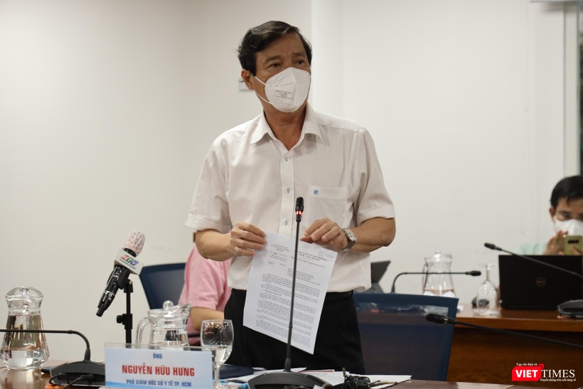 Phó Giám đốc Sở Y tế TP.HCM - BS Nguyễn Hữu Hưng. Ảnh: Huyền Mai