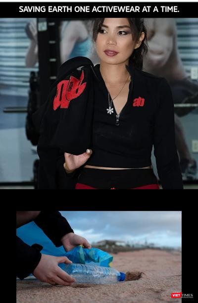 Sứ mệnh thân thiện với môi trường của ActivityBabe là biến những chai nhựa phế thải và các chất liệu tái chế thành trang phục năng động Sứ mệnh thân thiện với môi trường của ActivityBabe là biến những chai nhựa phế thải và các chất liệu tái chế thành trang phục năng động