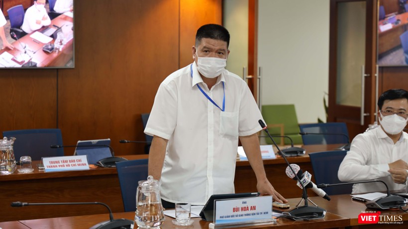 Phó Giám đốc Sở Giao thông Vận tải TP.HCM Bùi Hoà An. Ảnh: TTBC