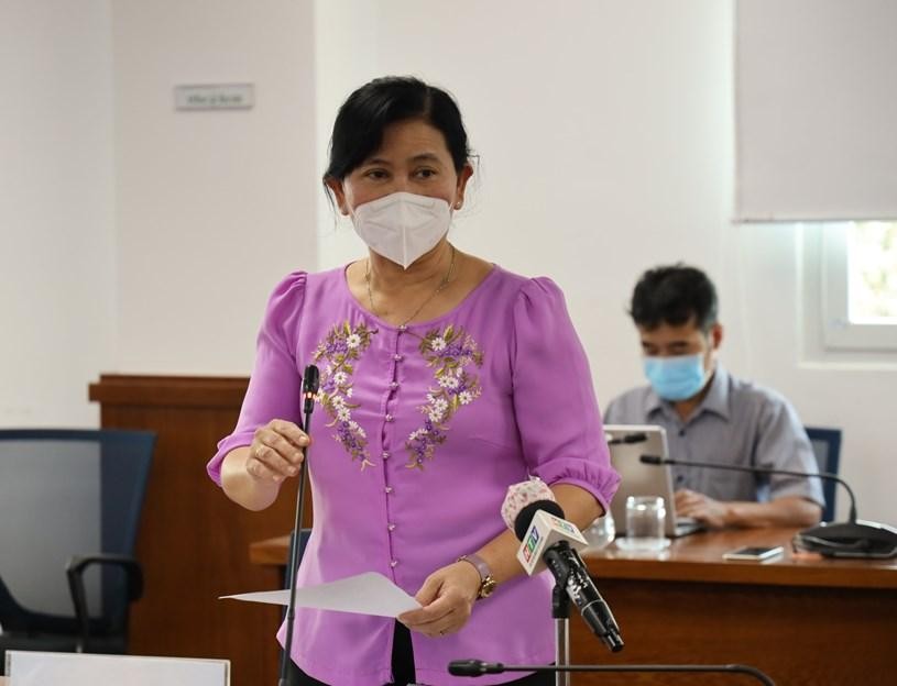 Chánh văn phòng Sở Y tế Nguyễn Thị Huỳnh Mai. Ảnh: TTBC Chánh văn phòng Sở Y tế Nguyễn Thị Huỳnh Mai. Ảnh: TTBC