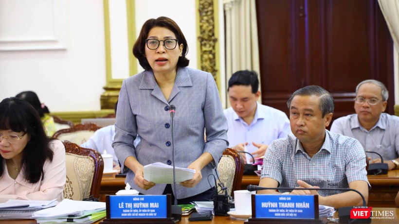 Bà Lê Thị Huỳnh Mai - Giám đốc Sở Kế hoạch &amp; Đầu tư